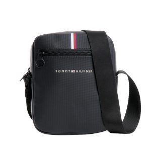 Ανδρική Τσάντα Tommy Hilfiger TH Essential Pique Mini Reporter AM0AM11544-BDS Μαύρο Τσάντες 2