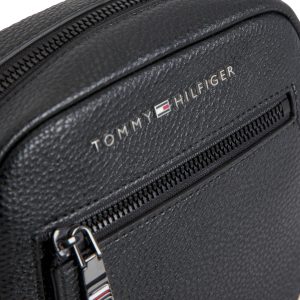 Ανδρική Τσάντα Tommy Hilfiger TH Central Mini Reporter AM0AM11580-BDS Μαύρο Τσάντες