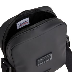 Ανδρική Τσάντα Tommy Hilfiger TJM To Go Mini Reporter AM0AM11634-BDS Μαύρο Τσάντες