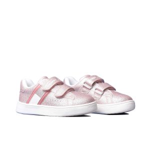 Παιδικά Παπούτσια Tommy Hilfiger Flag Low Cut Velcro T1A9-33191-0375302 Ροζ Νέες Παραλαβές