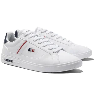 Ανδρικά Sneaker Lacoste Europa Pro TRI 123 1 SMA 745SMA0117407 Ασπρο Sneakers - Casual