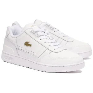 Γυναικεία Sneaker Lacoste T-Clip 124 1 SFA 747SFA0060216 Ασπρο Sneakers - Casual